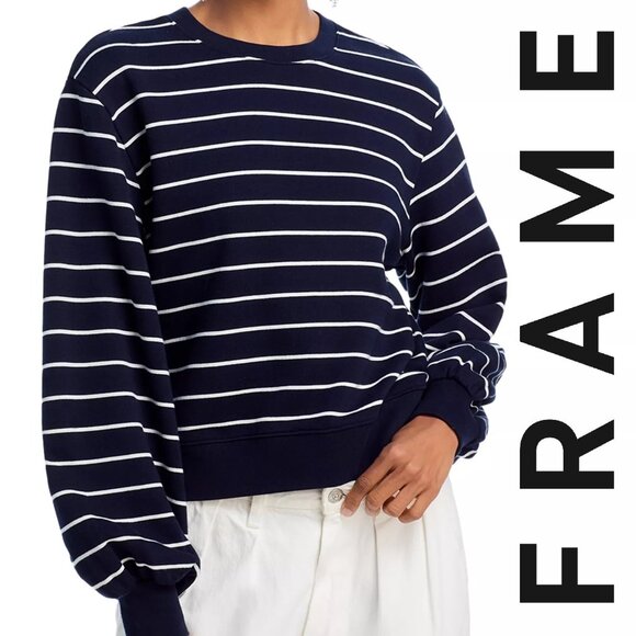 New Frame Blouson Sweater Sweatshirt Long sleeve - Picture 1 of 9